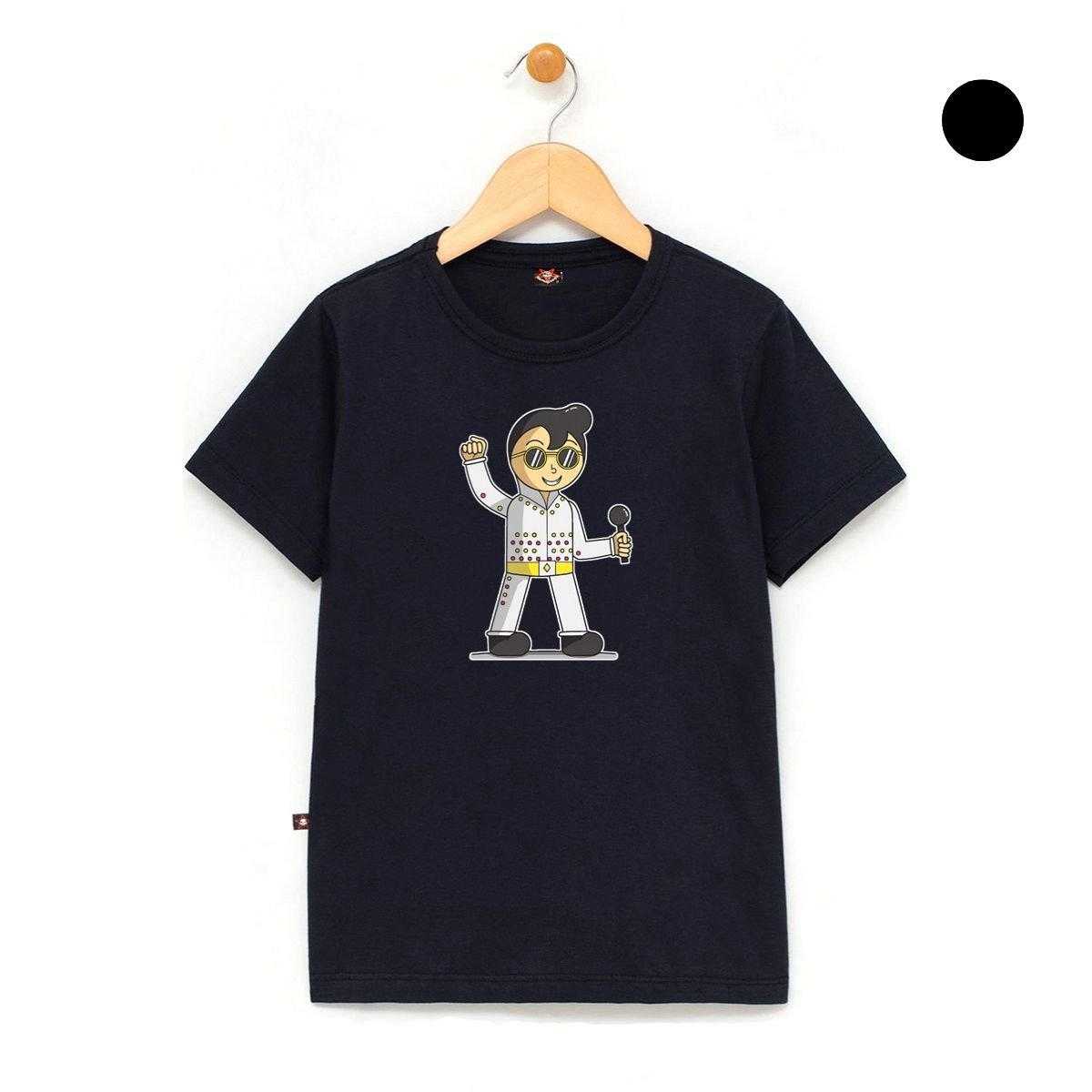 Camiseta Infantil Elvis Presley Alta Definição