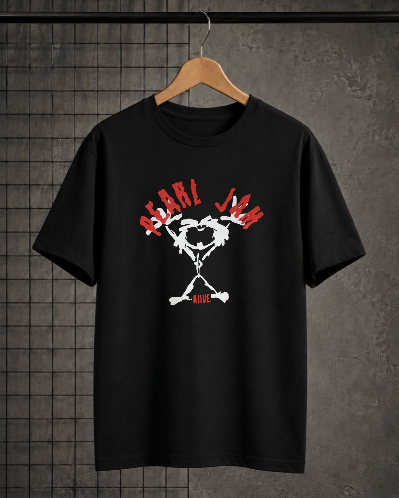 Camiseta Pearl Jam Alive Bandalheira - UNISSEX