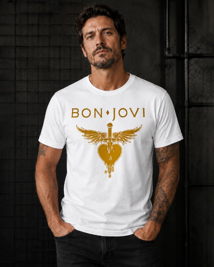 Camiseta Bon Jovi Greatest Hits Várias Cores - Unissex