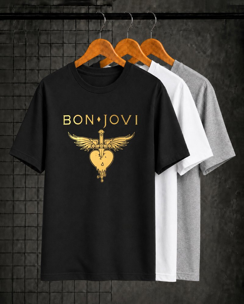 Camiseta Bon Jovi Greatest Hits Várias Cores - Unissex