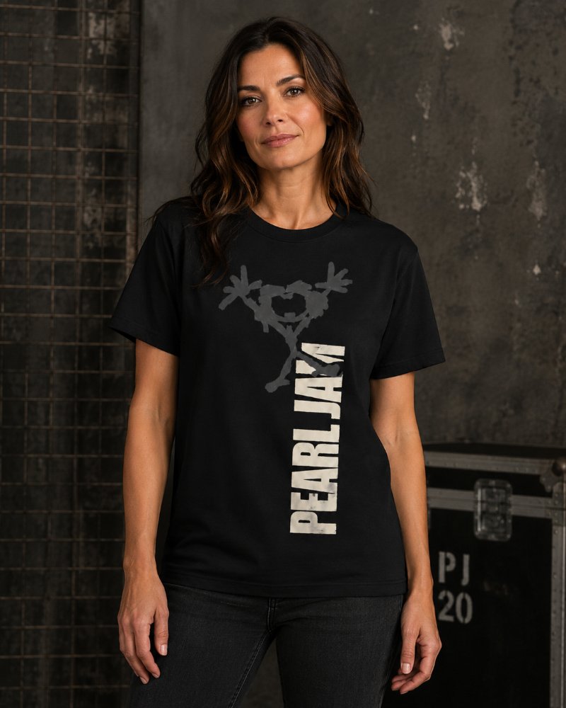 Camiseta Pearl Jam Logo Várias Cores Manga Curta - Unissex