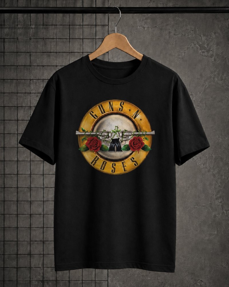 Camiseta Guns N' Roses Oficial Logo High definition - UNISSEX