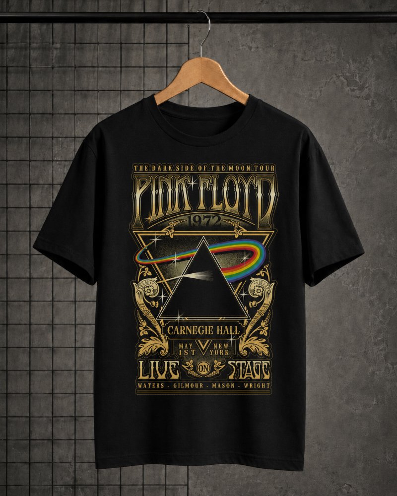 Pink Floyd Tシャツ Camiseta Pink Floyd Oficial High definition - UNISSEX
